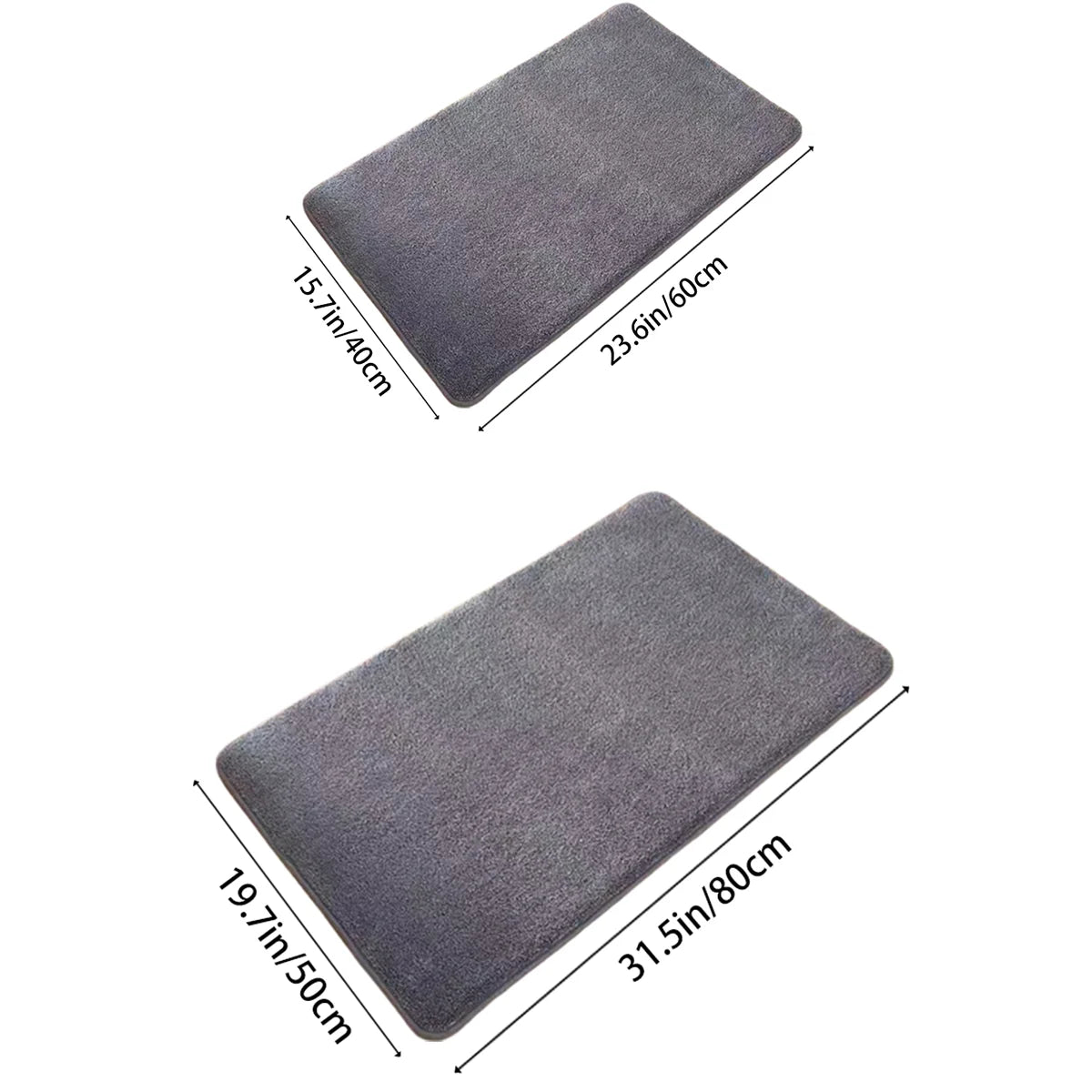 Ultra Absorbent Velvet Bath Mat