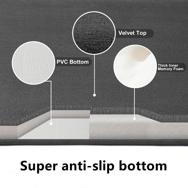 Ultra Absorbent Velvet Bath Mat