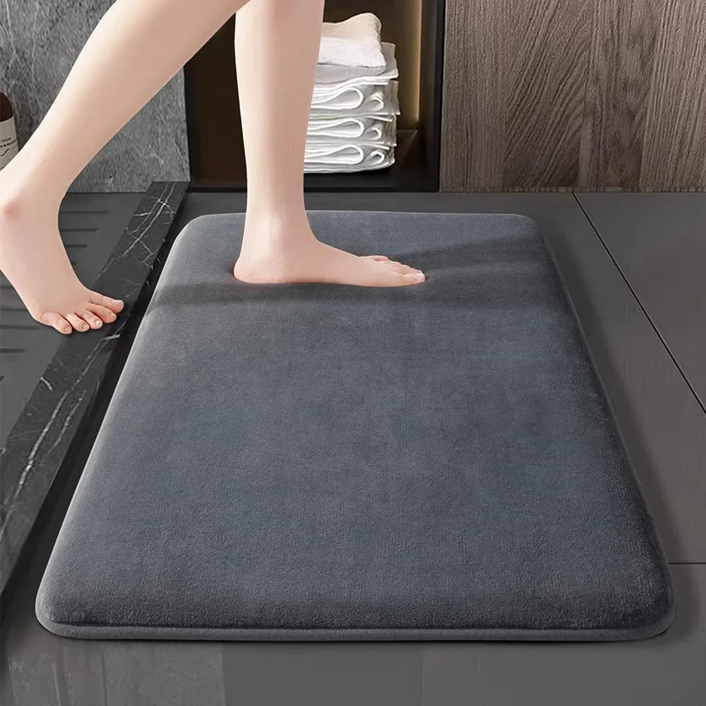 Ultra Absorbent Velvet Bath Mat